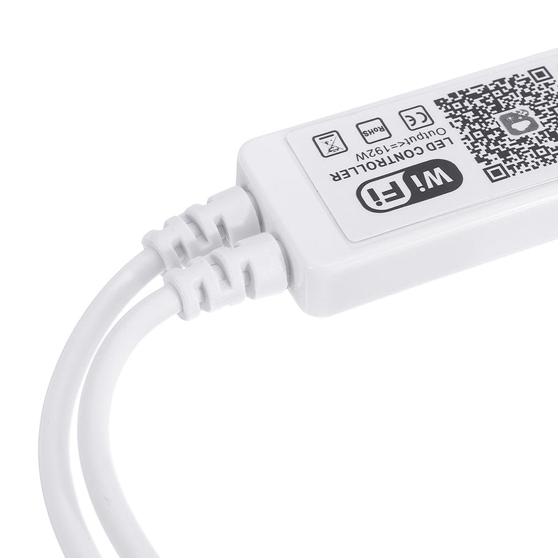 Smart WiFi Voice Control RGB Dimmer Controller + 24Key IR Remote for LED Strip Light Work With Alexa DC5-24V