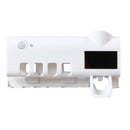 Solar Charging Infrared Toothbrush Sterilizer Holder Automatic Toothpaste Dispenser Magnetic Suction Cup