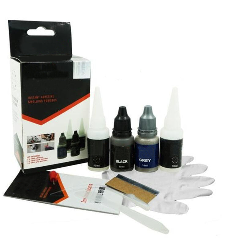 Strong Powder Adhesive Glue Kit Set 7 Second Quick Bonding Speedy Fix Repair Glue