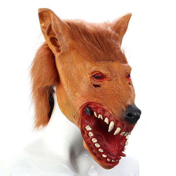 Creepy Wolf Mask For Halloween Horror Devil Dances