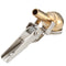 8mm Tire Valves Connector Motorcycle Car Truck Tyre Inflator Air Chuck Ball Brass Clip On