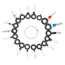 18Pcs Terminal Removal Tool Kit Wiring Connector Pin Release Extractor Electrical Wiring Extractor