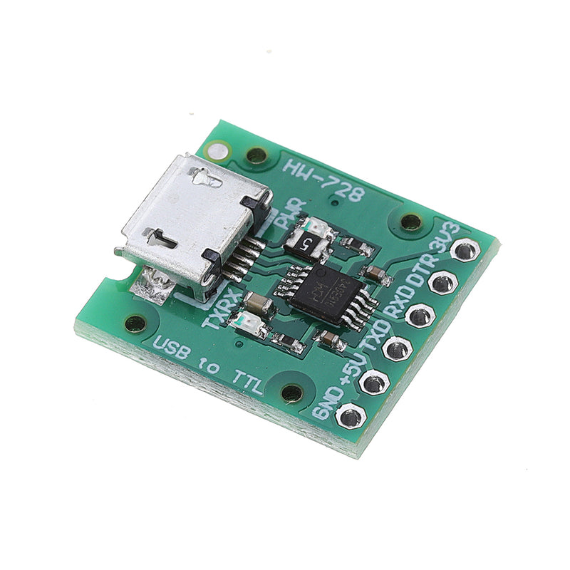 HW-728 CH340E MSOP10 USB to TTL Converter Module PRO MINI Downloader