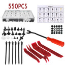 550PCS Car Trim Body Clips Kit Rivet Retainer Door Panel Bumper Plastic Car Fastener Clip