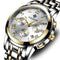 WISHDOIT WSD-016 Men Watch Fashion Chronograph Stainless Steel Strap Wrist Watch