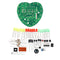 LED Light Control Music Heart-shaped DIY LED Flash Light Kit Eelectronic Production Kits