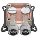 PC GPU Water Cooling Block Copper 4 Hole Compression Fitting Liquid Cooler W41