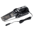 4 In 1 Car Vacuum Cleaner Handheld Tire Inflator Pump Pressure Gauge Cleaner