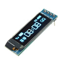 2Pcs Geekcreit 0.91 Inch 128x32 IIC I2C Blue OLED LCD Display DIY Oled Module SSD1306 Driver IC