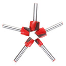 5pcs 10/13/16/18/20mm Surface Planing Bottom Cleaning Wood Milling CNC Router Bit Woodworking Tools