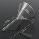 40/50/60/75/90/120mm Lab Glass Funnel Short Stem Thick Glass Multiple Size