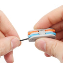 20Pcs PCT-2 2Pin Colorful Docking Connector Electrical Connectors Wire Terminal Block Universal Electrical Cable Wire Connector