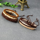 Trendy Wrap Bracelet Multilayer Bead Chain Jewelry Gift Men Bracelet