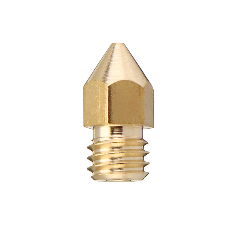 5PCS 1.75mm/0.5mm Copper MK8 Thread Extruder Nozzle For 3D Printer