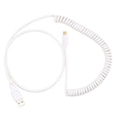 KBDfans Spiral Telephone Line Mechanical Keyboard Data Cable USB Type-C Interface