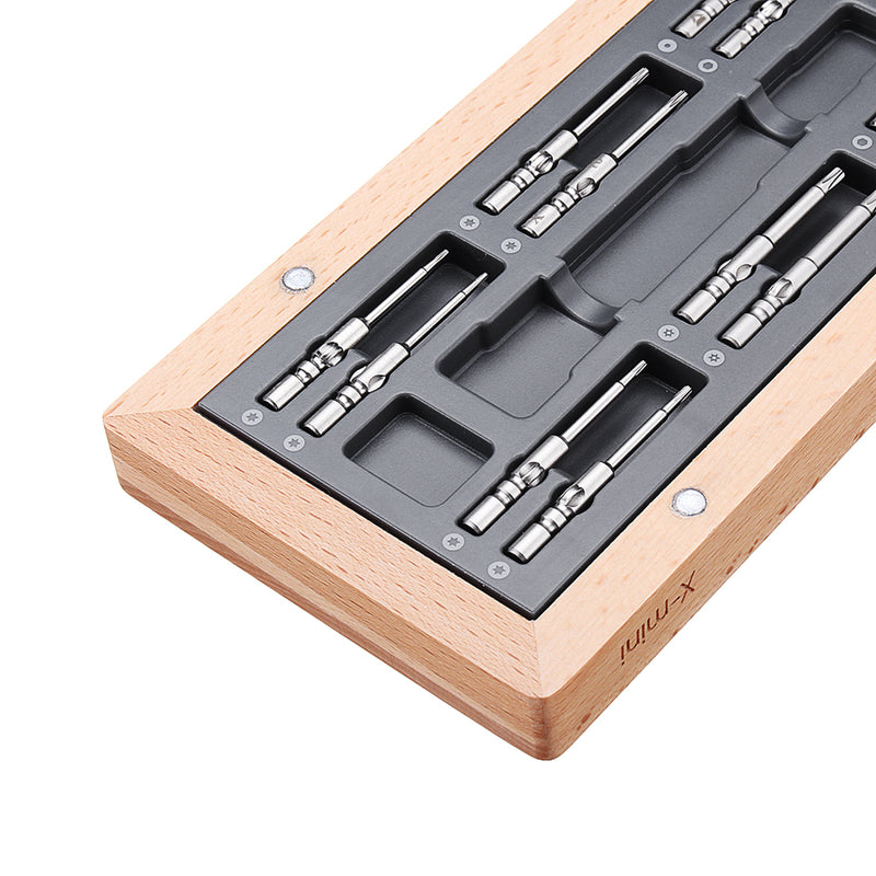 ATuMan X-mini 24 In 1 Multi-purpose Precision Screwdriver Set Repair Tool with Magnetic Storage