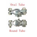 Motorcycle Side Stand Adjustable Feet Bracket For Round Tube/Oval Tube