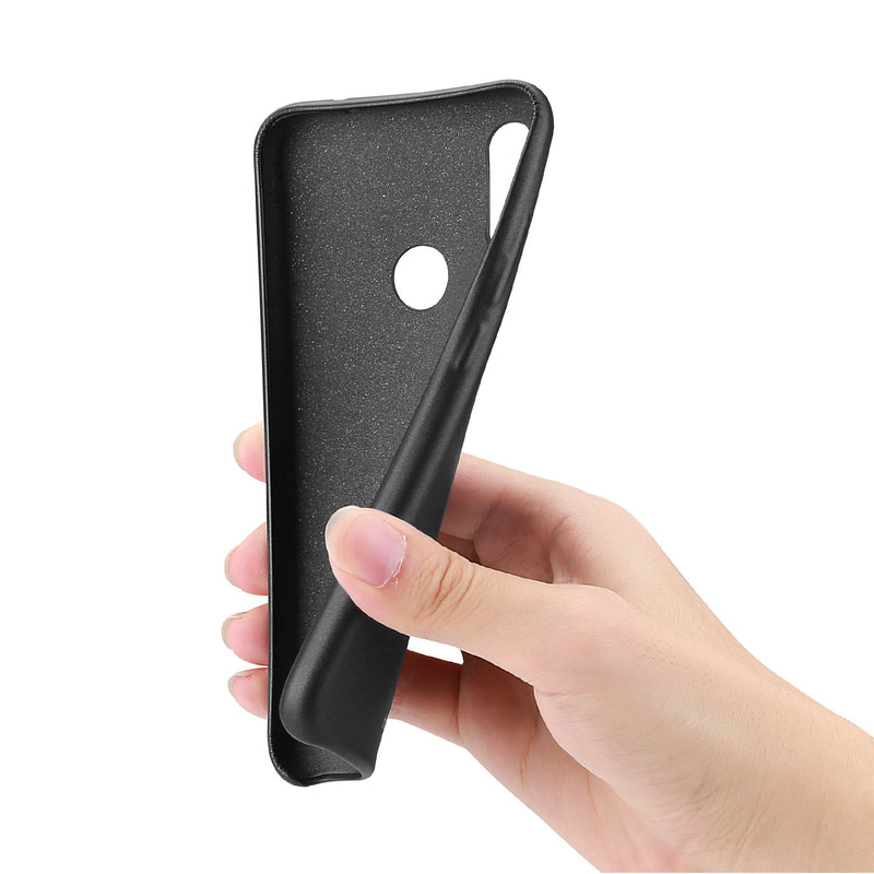 DUX DUCIS Smooth Touch Shockproof PU Leather&Silicone Soft Protective Case For Xiaomi Redmi 7 / Redmi Y3