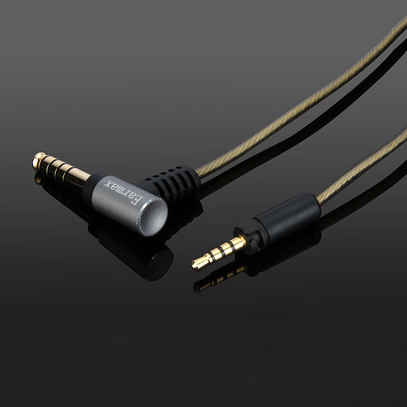 Earmax 4.4mm DIY Replacement Earphone Headphone Audio Cable For Sennheise MOMENTUM