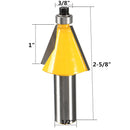 1/2 Inch Shank 22.5 Degree Chamfer And Bevel Edging Router Bit Woodworking Tool