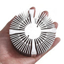 90*40mm Round Shape Aluminium Heatsink for 20W 30W 50W 100W High Power LED Bead