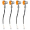 4pcs 12V Motorcycle Turn Brake Signal Lights Bulb Lamp Amber Indicators
