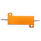 10pcs RX24 100W 4R 4RJ Metal Aluminum Case High Power Resistor Golden Metal Shell Case Heatsink Resistance Resistor