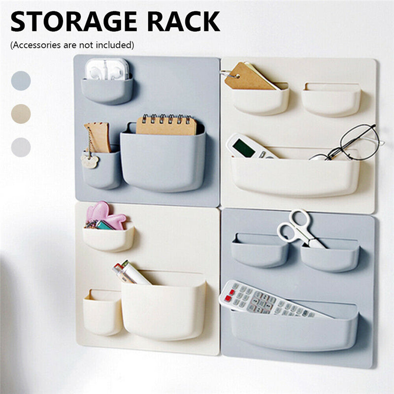 Home Wall Mounted Rack Organizer Cosmetic Sundries Holder Kitchen Bathroom Shelf Kitchen Storage Container