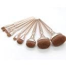 9Pcs Professional Makeup Brushes Kit Foundation Eyebrow Lip Highlighter Brush