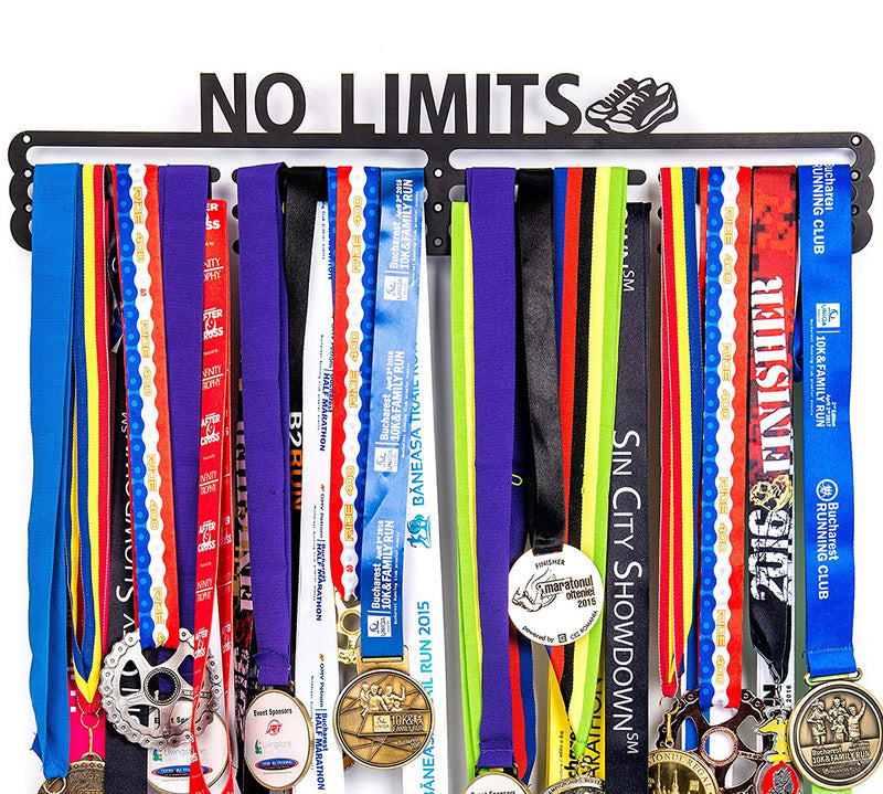 Urban Active Sports Medal Holder No Limits Medal Display for 60 Medals Display Box