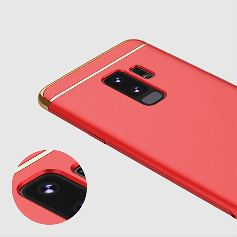 Bakeey 3 In 1 Combo Plating PC Protective Case For Samsung Galaxy S9/S9 Plus
