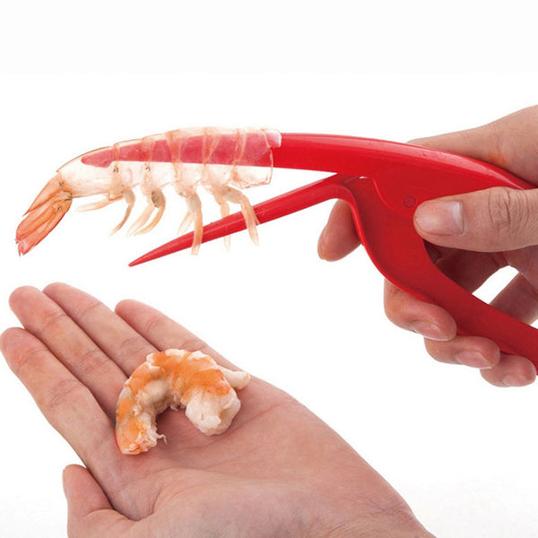 KCASA KC-SD087 Plastic Seafood Shell Prawn Curved Peeler Deveiner Shrimp Deveining Peeling Tools