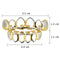 24k Gold Teeth Grill Plated Mouth Grills Bling Hip Hop Top Bottom Grill Set Dental Tools