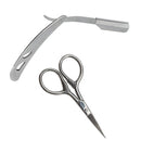 5Pcs/Set Beard Grooming & Trimming Kit Razor Shaping Scissors Mustache Care Styling Tool