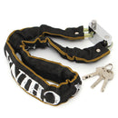 65cm Chain Coil Pad Lock Security Iron for Heavy Duty For Motorbike Scooter Bike Guard