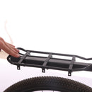 BIKIGHT Cycling Bicycle Mountain Bike Seat Post Rear Rack Mount Pannier Luggage Carrier Load 50KG