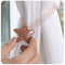 Shining Star Shaped Magnet Ribbon Curtain Tie Concise Style Curtain Buckle