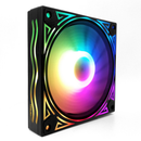 Coolmoon BILLOW 3PCS 120mm Multilayer Backlit RGB Cooling Fan Mute PC CPU Heatsink with the RF Wireless Remote Control