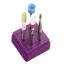 7Pcs Ceramic Nail Drill Bits Set Milling Cutter for Manicure Gel Removal Nail Art Set