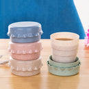 Wheat Telescopic Cup Portable Folding Cup Outdoor Camping Traveling Compression Cup