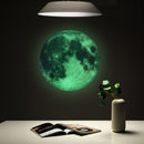 30cm Luminous Glow in the Dark Moon Wall Sticker Home Art Decor Kids Room Decal