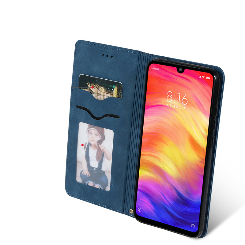 Bakeey Flip Shockproof Card Slot With Magnetic PU Leather Full Body Protective Case For Xiaomi Redmi Note 7 / Redmi Note 7 Pro