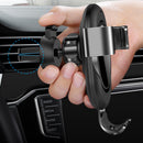 Cafele QI Wireless Charger Car Air Vent Phone Holder Gravity Auto Lock Mount for iPhone 8 X/Samsung