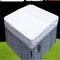 Various Sizes Square Hot Tub Spa Cover Cap Waterproof Protector Oxford Fabric Silver