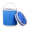 11L Oxford Portable Bucket Foldable Outdoor Hiking Camping Fishing Car Washing Folding Bucket Basin