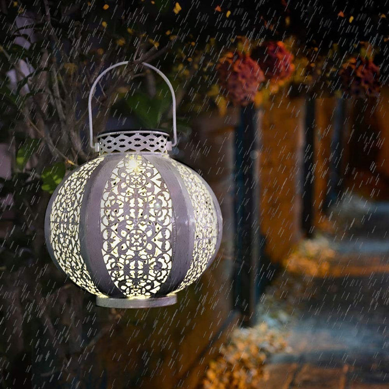 Solar Light Outdoor Decorative Retro Hanging Lantern for Garden Patio Path Landscape Driveway