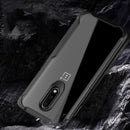 For OnePlus 7 Case Bakeey Armor Shockproof Acrylic Transparent Soft TPU Bumper Edge Protective Case