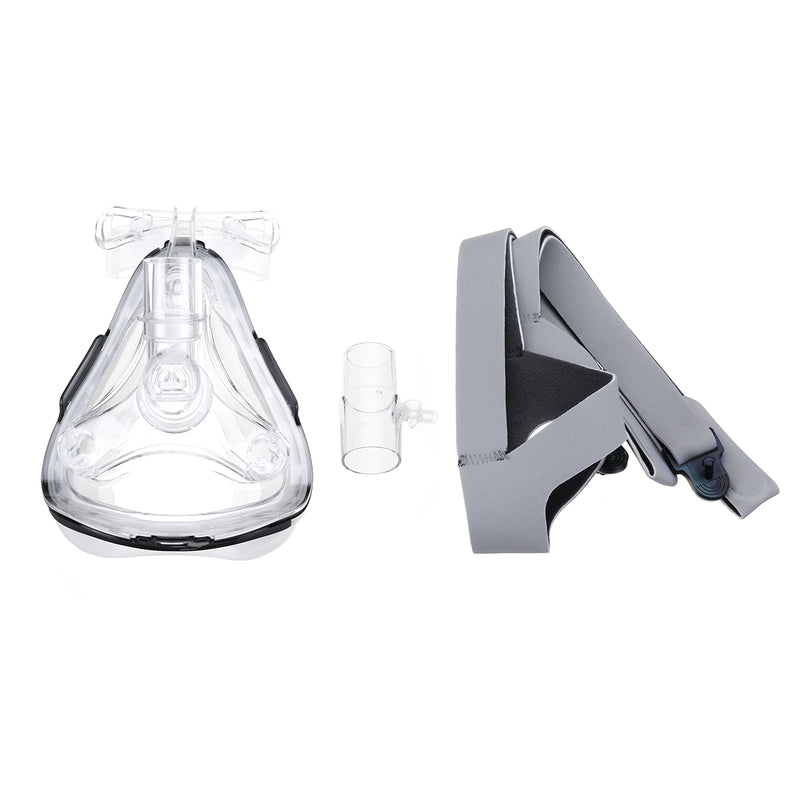 Silicone Gel FM FM1 Nasal Mask Headgear Masks Interface Sleep & Snore Strap Full-Face Mask