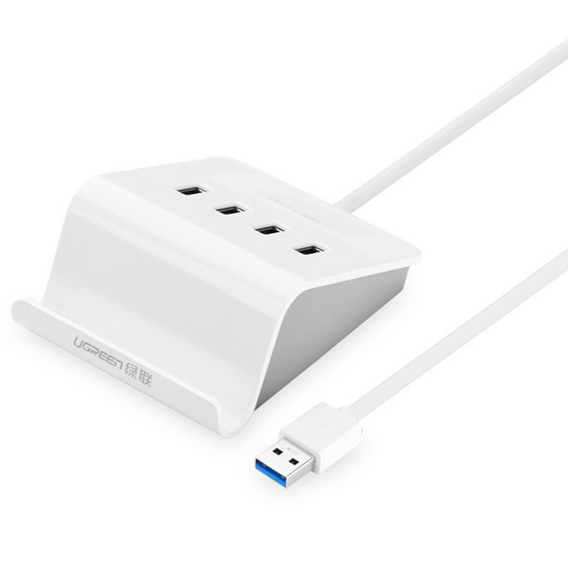 UGreen CR109 5Gbps USB3.0 Hub with 4 Ports USB Hub Extender Extension Connector for Phone / Tablet / Computer