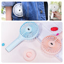 Portable Mini Handheld USB Cooling Desk Fan Outdoor Rechargeable Air Wind Cooler